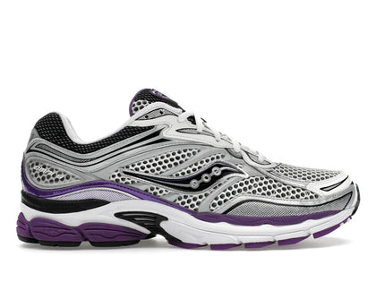 Saucony ProGrid Omni 9 White Black Silver Purple - authentic Saucony sneakers