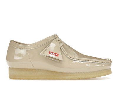 Clarks Originals Wallabee Patent Leather Boot Supreme Natural