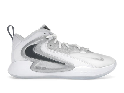 Nike HyperSet 2 SE Glitter Pack White Pure Platinum Iron Grey - authentic Nike sneakers