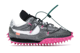 Nike Waffle Racer Off-White Black (Women's) - authentic Nike sneakers