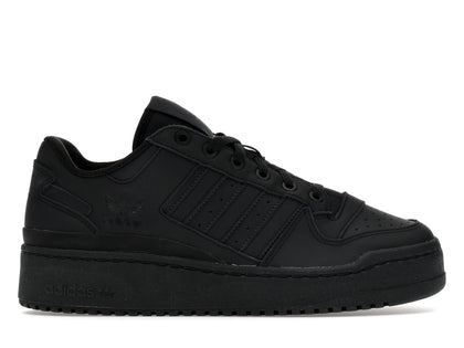 adidas Forum Bold Stripes Core Black Cloud White (Women's) - authentic adidas sneakers