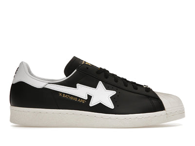 adidas Superstar 80s Bape Black White Gold (2022)