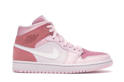 Jordan 1 Mid Digital Pink (Women's) - authentic Jordan sneakers