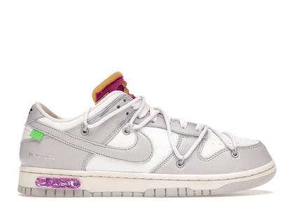 Nike Dunk Low Off-White Lot 3 - authentic Nike sneakers