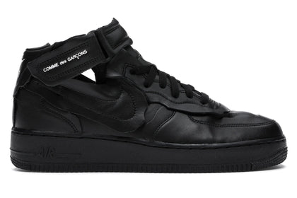 Nike Air Force 1 Mid Comme des Garcons Black - authentic Nike sneakers