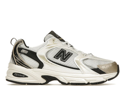 New Balance 530 White Light Gold Metallic - authentic New Balance sneakers