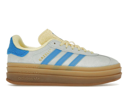adidas Gazelle Bold Almost Blue Yellow (Women's) - authentic adidas sneakers