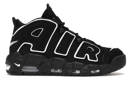 Nike Air More Uptempo Black White - authentic Nike sneakers