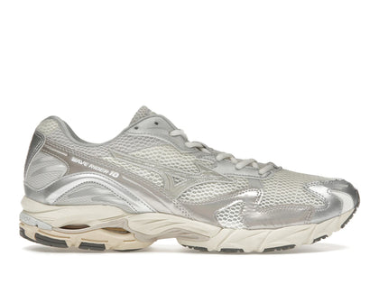 Mizuno Wave Rider 10 Metallic Snow White - authentic Mizuno sneakers