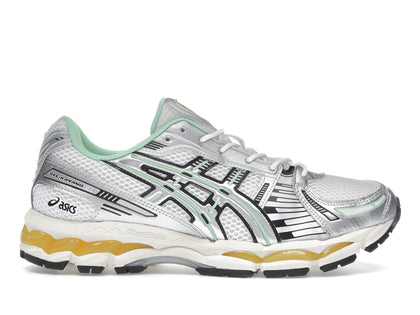ASICS Gel-Kayano 12.1 Silver Green Orange - authentic ASICS sneakers