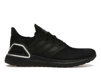 adidas Ultra Boost 20 Core Black Silver Metallic - authentic adidas sneakers