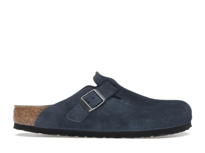 Birkenstock Boston Suede New Navy - authentic Birkenstock sneakers