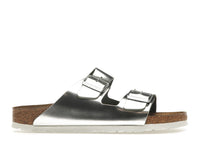 Birkenstock Arizona Softbed Metallic Silver (Women's)