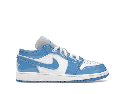Jordan 1 Low SE Legend Blue Patent (GS) - authentic Jordan sneakers