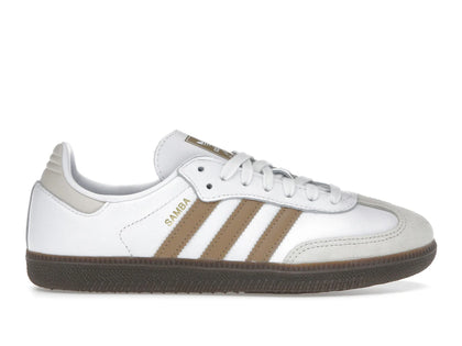 adidas Samba OG White Cardboard Gum - authentic adidas sneakers