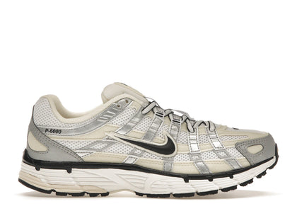 Nike P-6000 Coconut Milk Metallic Silver (Women's) - authentic Nike sneakers