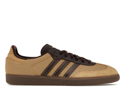 adidas Samba OG Golden Beige Dark Brown - authentic adidas sneakers