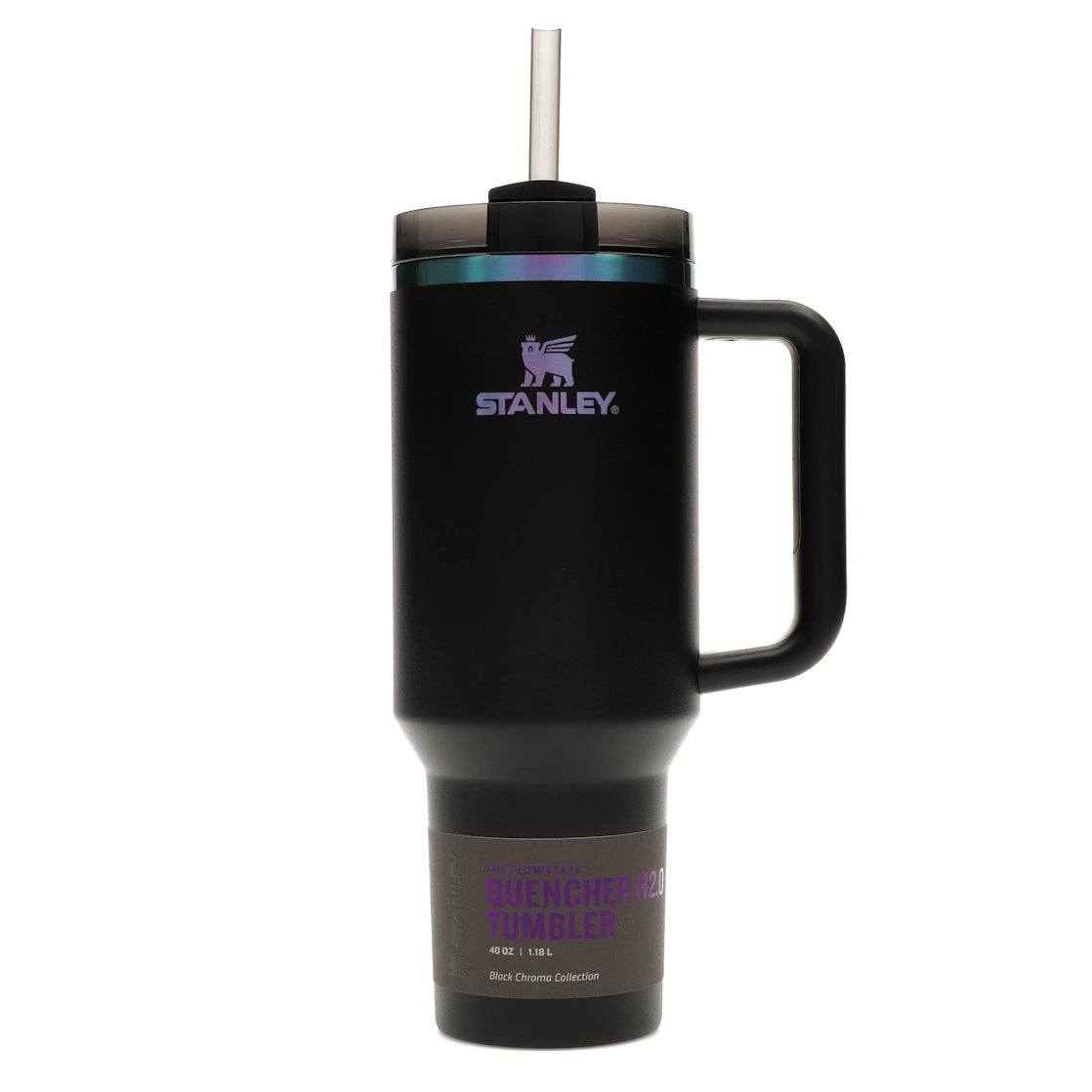 Stanley The Black Chroma Collection Flowstate Quencher 40oz Tumbler Black Chroma