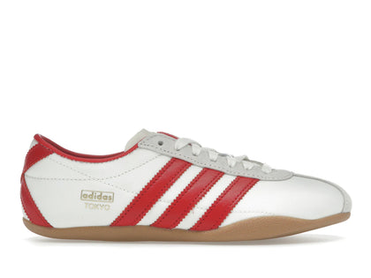adidas Tokyo Off White Better Scarlet Gum (Women's) - authentic adidas sneakers