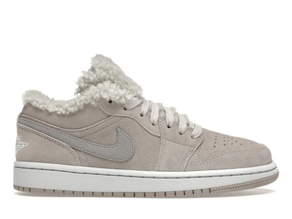 Jordan 1 Low SE Sherpa Fleece (Women's) - authentic Jordan sneakers