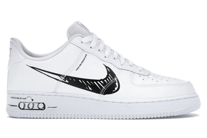 Nike Air Force 1 Low Sketch White Black - authentic Nike sneakers