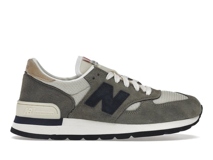 New Balance 990v1 MiUSA Grey Blue - authentic New Balance sneakers