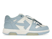 OFF-WHITE OOO Low Out Of Office Calf Leather White Light Blue