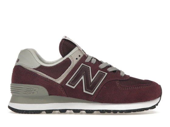 New Balance 574 Core Burgundy White (Women's)