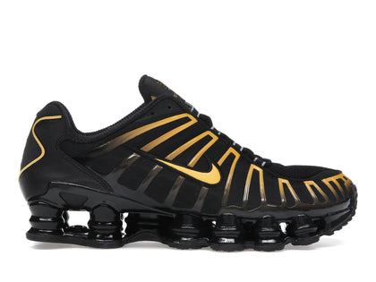 Nike Shox TL Black University Gold - authentic Nike sneakers