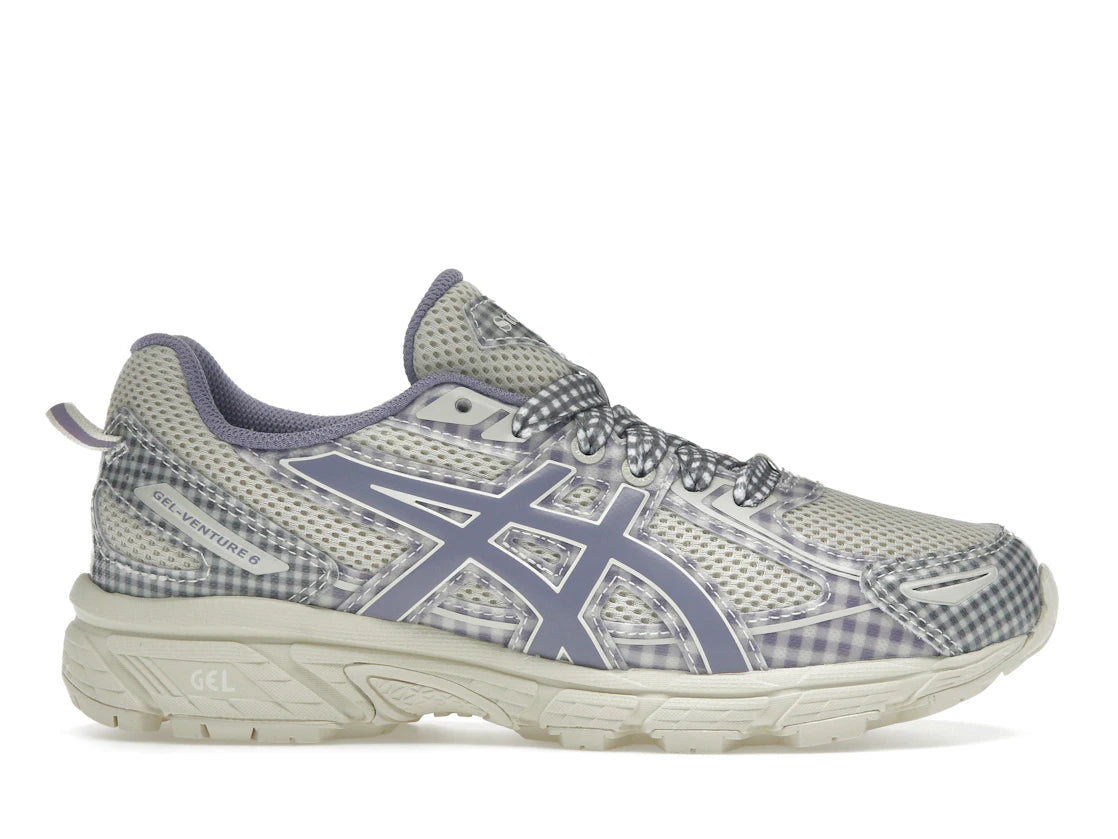 ASICS Gel-Venture 6 Story mfg. Vanilla Violet Quartz Gingham - vue 360