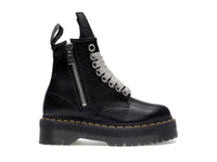 Dr. Martens 1460 Quad Leder-Plateau-Stiefel von Rick Owens