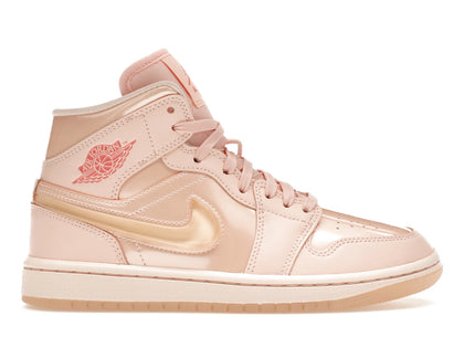 Jordan 1 Mid Patent Valentine's Day (Women's) - authentic Jordan sneakers