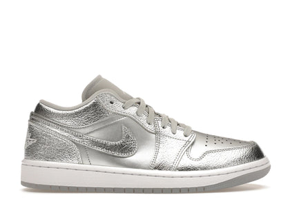 Jordan 1 Low SE Metallic Silver (Women's) - authentic Jordan sneakers