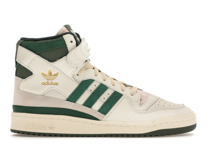 adidas Forum 84 Off White Team Dark Green - authentic adidas sneakers
