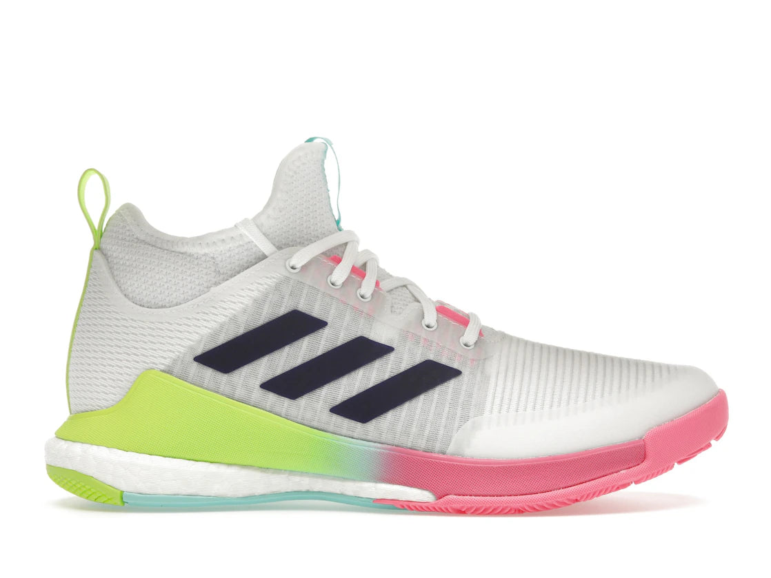 adidas Crazyflight Mid White Purple Aqua (Women's)