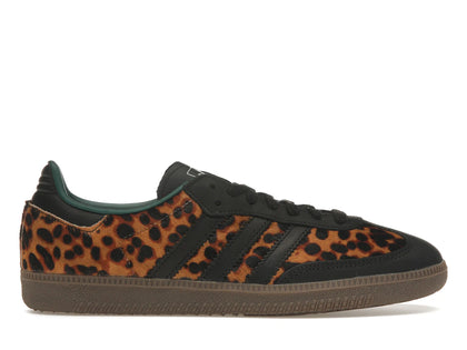 adidas Samba OG Black Green Leopard (Women's) - authentic adidas sneakers