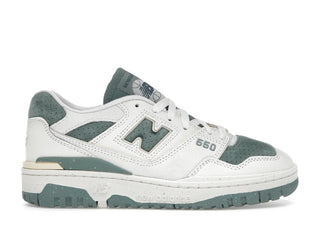 New Balance 550 Sea Salt Dark Juniper (Women's) - authentic New Balance sneakers