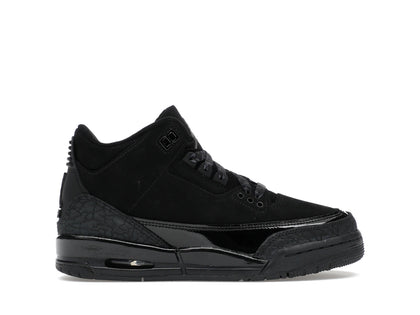 Jordan 3 Retro Black Cat (2025) (GS) - authentic Jordan sneakers