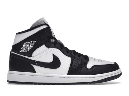 Jordan 1 Mid Split Black White (Women's) - authentic Jordan sneakers