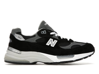 New Balance 992 Black Grey Suede - authentic New Balance sneakers