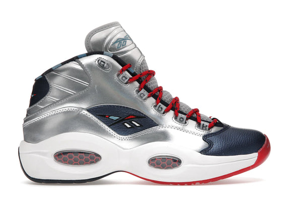 Reebok Question Mid Iverson x Harden Silber