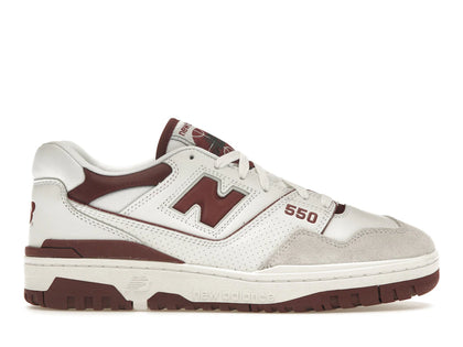 New Balance 550 Sea Salt Burgundy - authentic New Balance sneakers