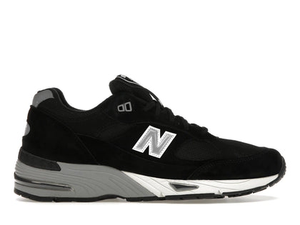 New Balance 991 MiUK Black Silver - authentic New Balance sneakers