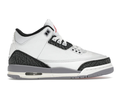 Jordan 3 Retro Cement Grey (GS) - authentic Jordan sneakers