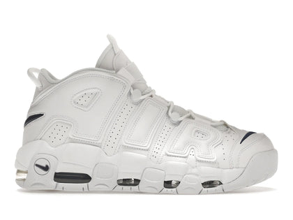 Nike Air More Uptempo 96 White White Midnight Navy - authentic Nike sneakers