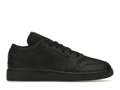 Jordan 1 Low Triple Black (2022) (GS) - authentic Jordan sneakers