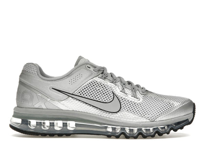Nike Air Max 2013 Metallic Silver Black - authentic Nike sneakers