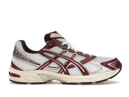 ASICS Gel-1130 White Maroon Banner - authentic ASICS sneakers