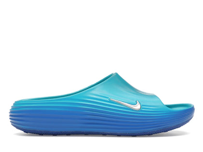 Nike ReactX Rejuven8 Slide Dusty Cactus Game Royal - authentic Nike sneakers