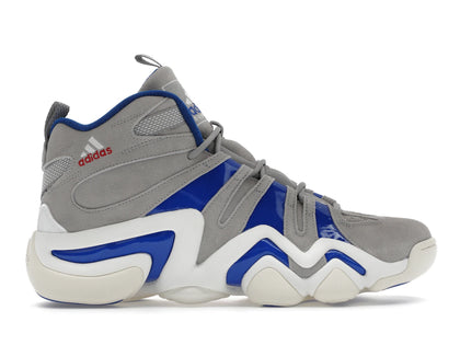 adidas Crazy 8 Grey Royal Blue - authentic adidas sneakers